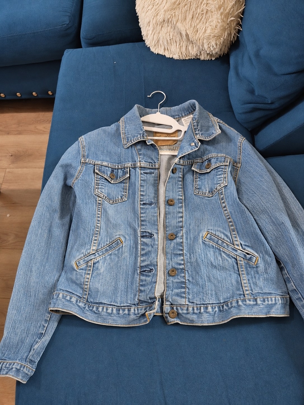 Classic Light Blue Denim Jacket - Women